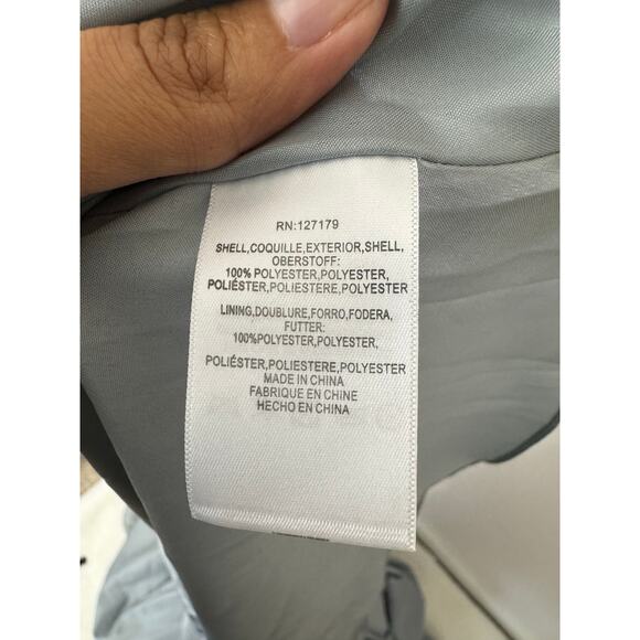 Jenny Yoo Mineral Gray Chiffon Maxi Dress NWT Size 4 ($285 Retail) - Picture 8 of 8